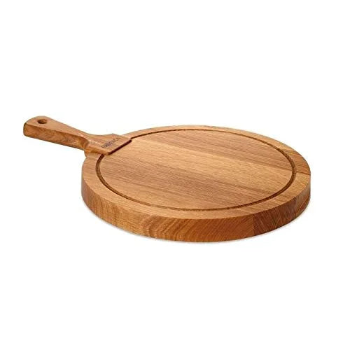 Round Wood Cheese Board with Handle X1457