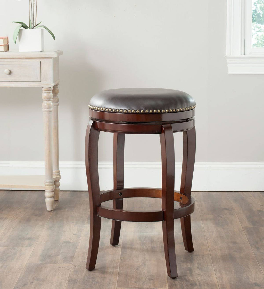 Swivel Bar Stool - Walnut/Brown Y261