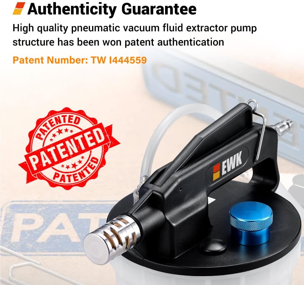 Pneumatic Vacuum Brake Bleeder Fluid Pump with Bleeding Hose B65209