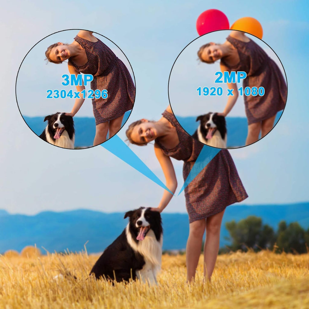 8CH 5MP NVR Security Camera System with 2TB HDD and 8PCS 3MP Outdoor Bullet Cameras O37267
