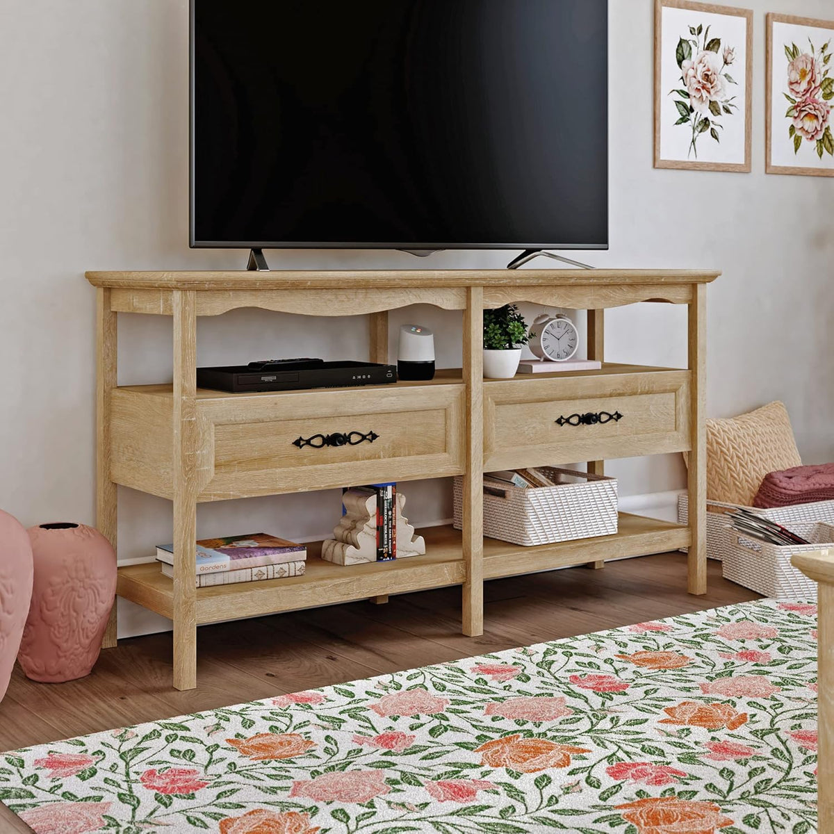 Cafe Entertainment Console, Orchard Oak Finish Q481678