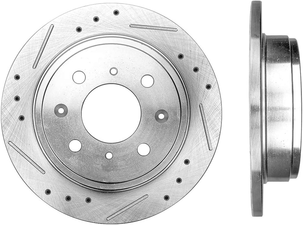 REAR Brake Rotors Set Pack of 2 U748396