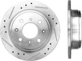 REAR Brake Rotors Set Pack of 2 U748396