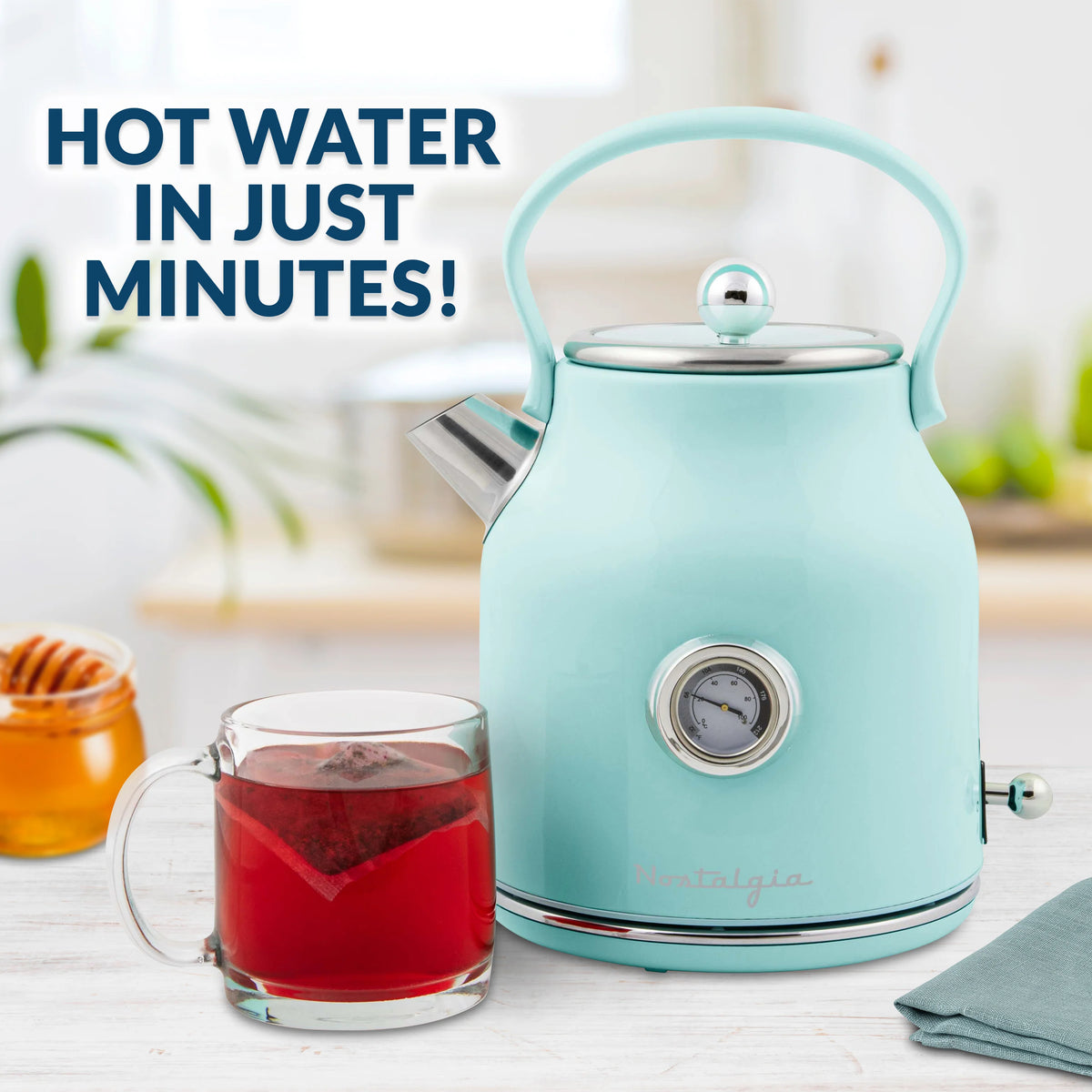 Stainless Steel Electric Tea and Water Kettle Q35855
