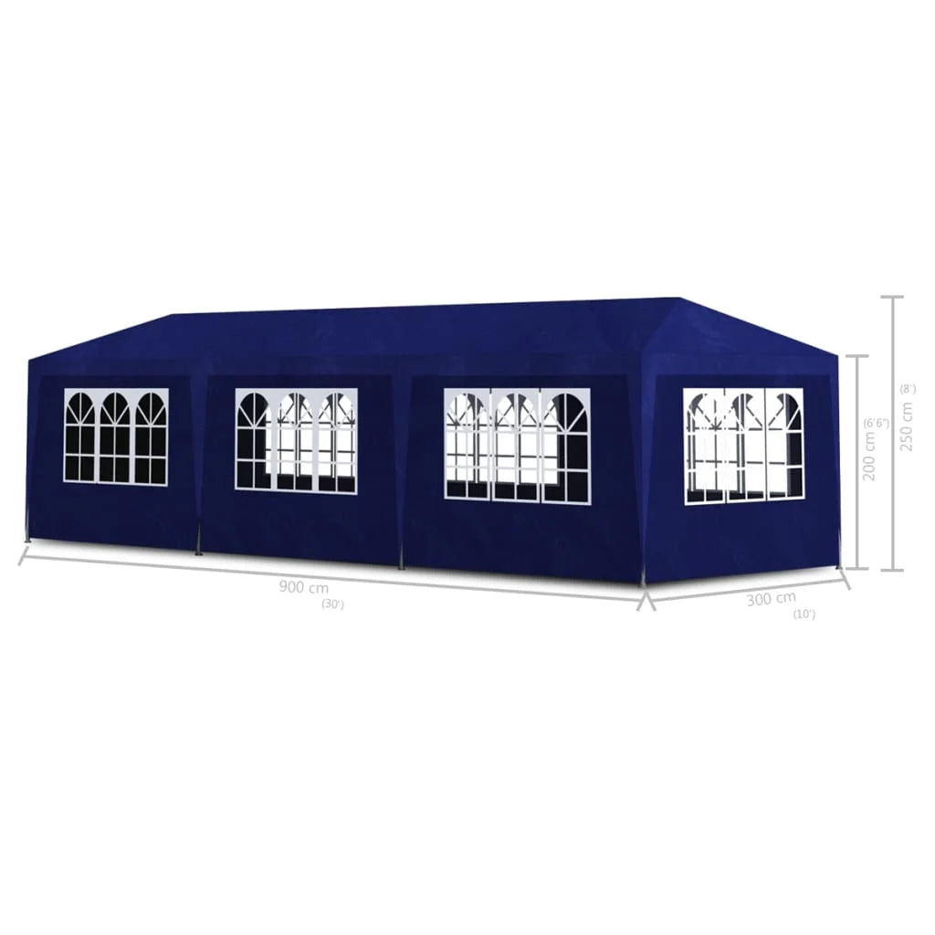 Blue 10'x30' Party Tent G9482