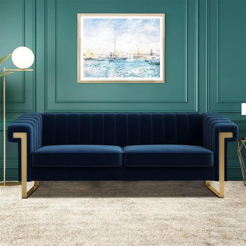 Velvet 3 Seater Sofa Couch R886