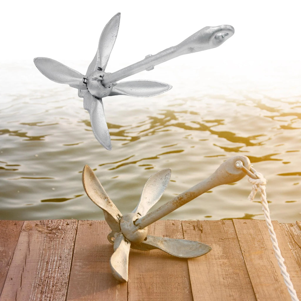 Carbon Steel Grapnel Boat Anchor 1.5KG T6616