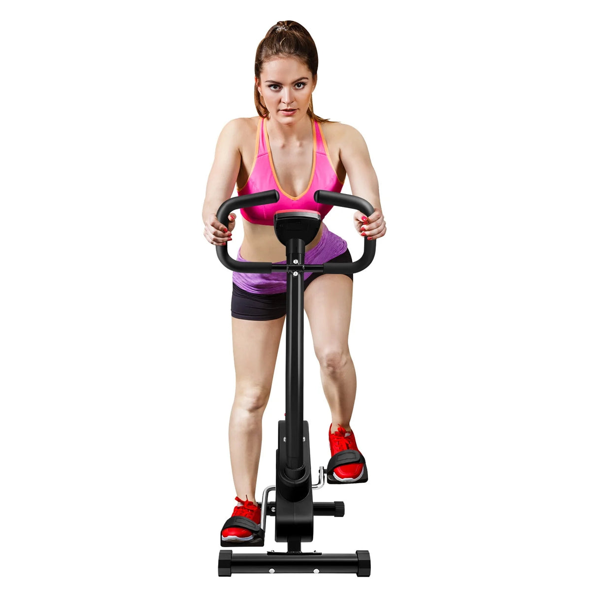 Stationary Indoor Cycling Bike with Seat Cushion and Digital Display L222