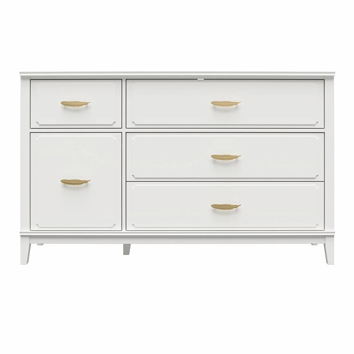 White Wide Dresser N229809