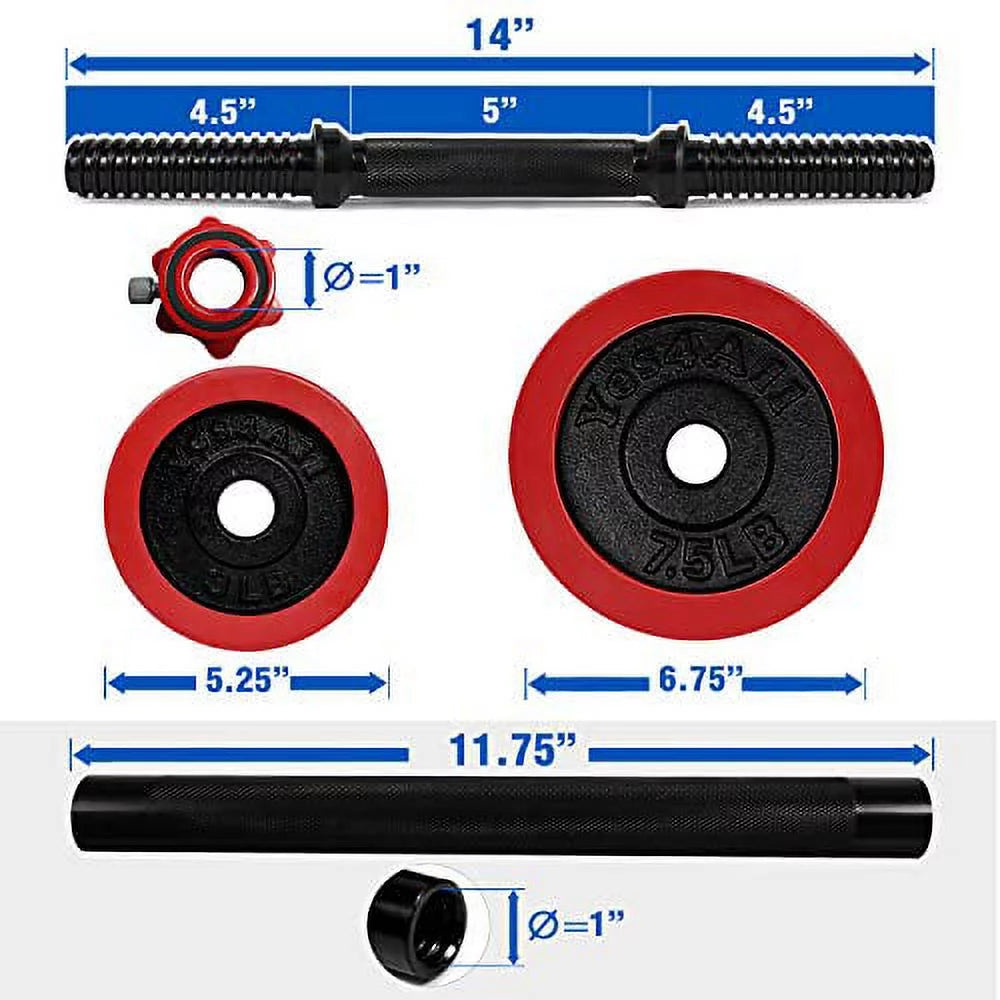60 lbs Adjustable Dumbbell Set J6004