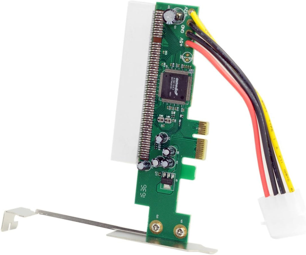 PCI-E X1 X4 X8 X16 to PCI Bus Riser Card Adapter Converter with Bracket Pack of 2 E4129