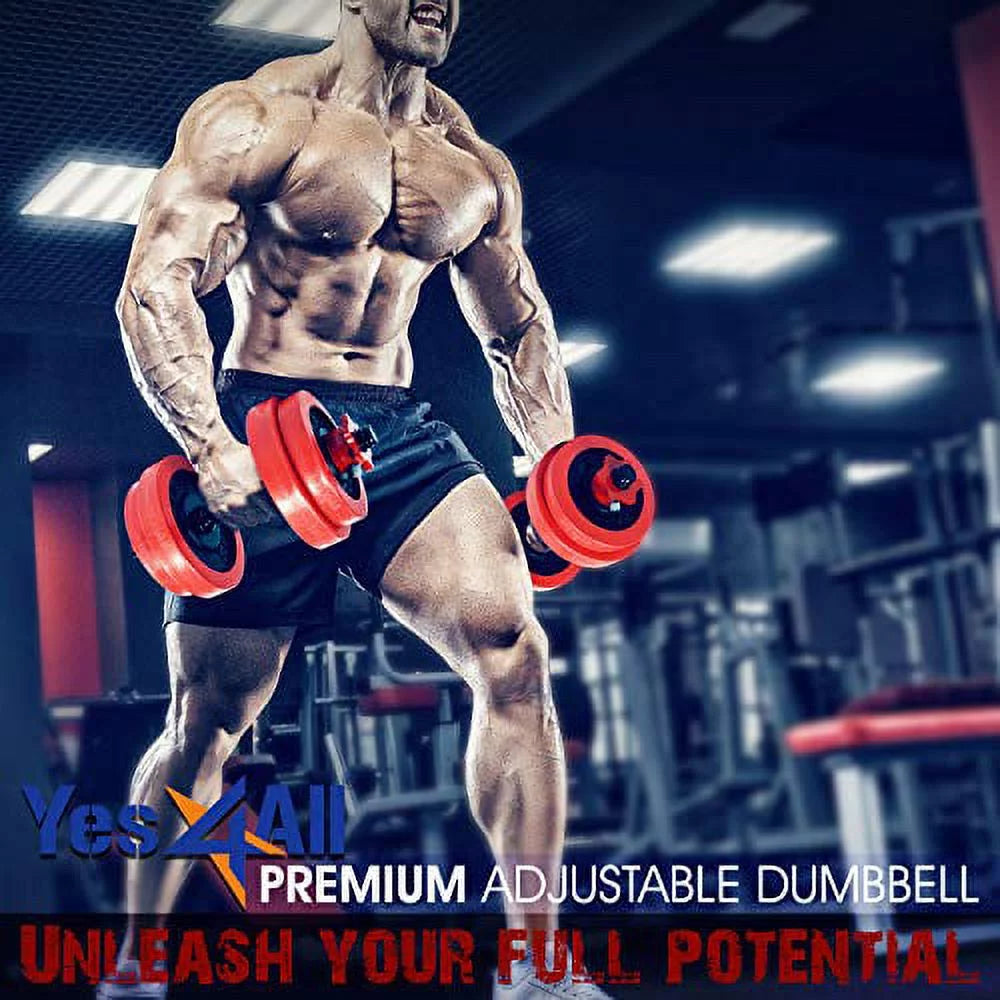 60 lbs Adjustable Dumbbell Set J6004