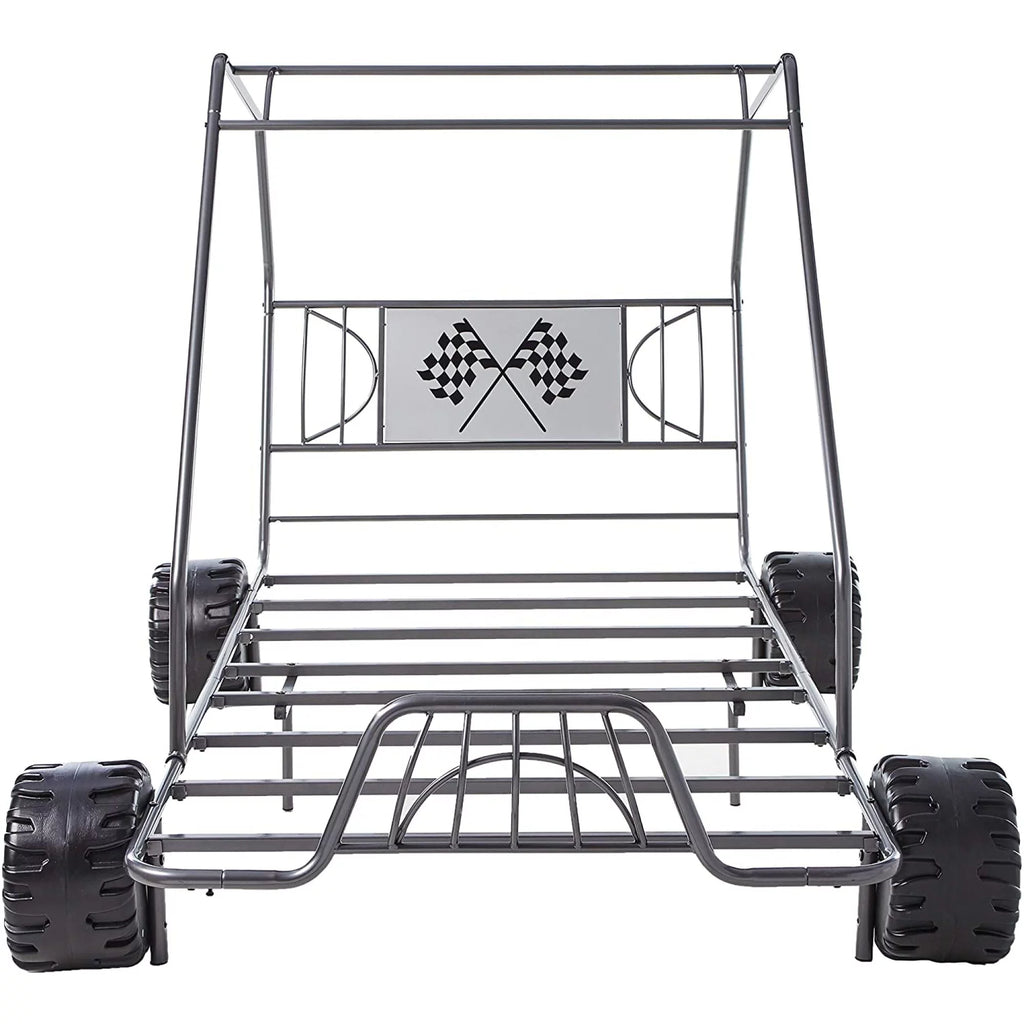 Twin Car Bed Metal Frame D9657