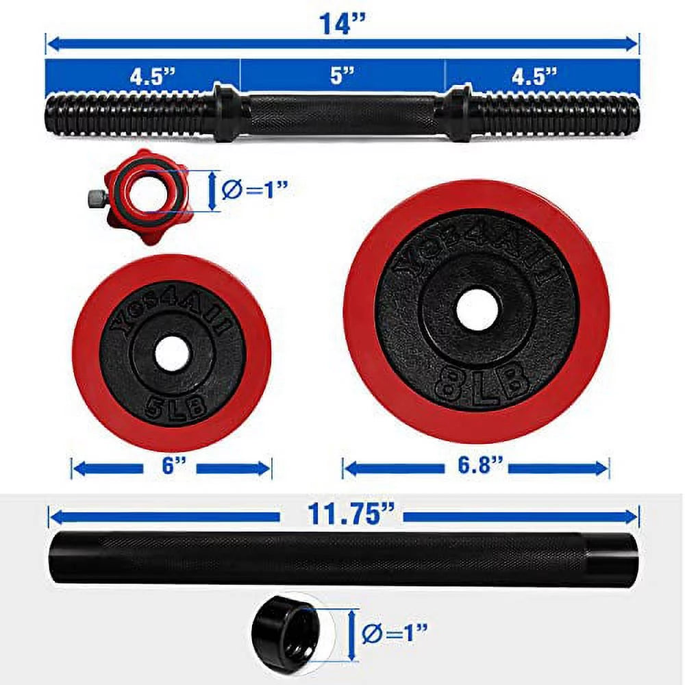 60 lbs Adjustable Dumbbell Set J6004