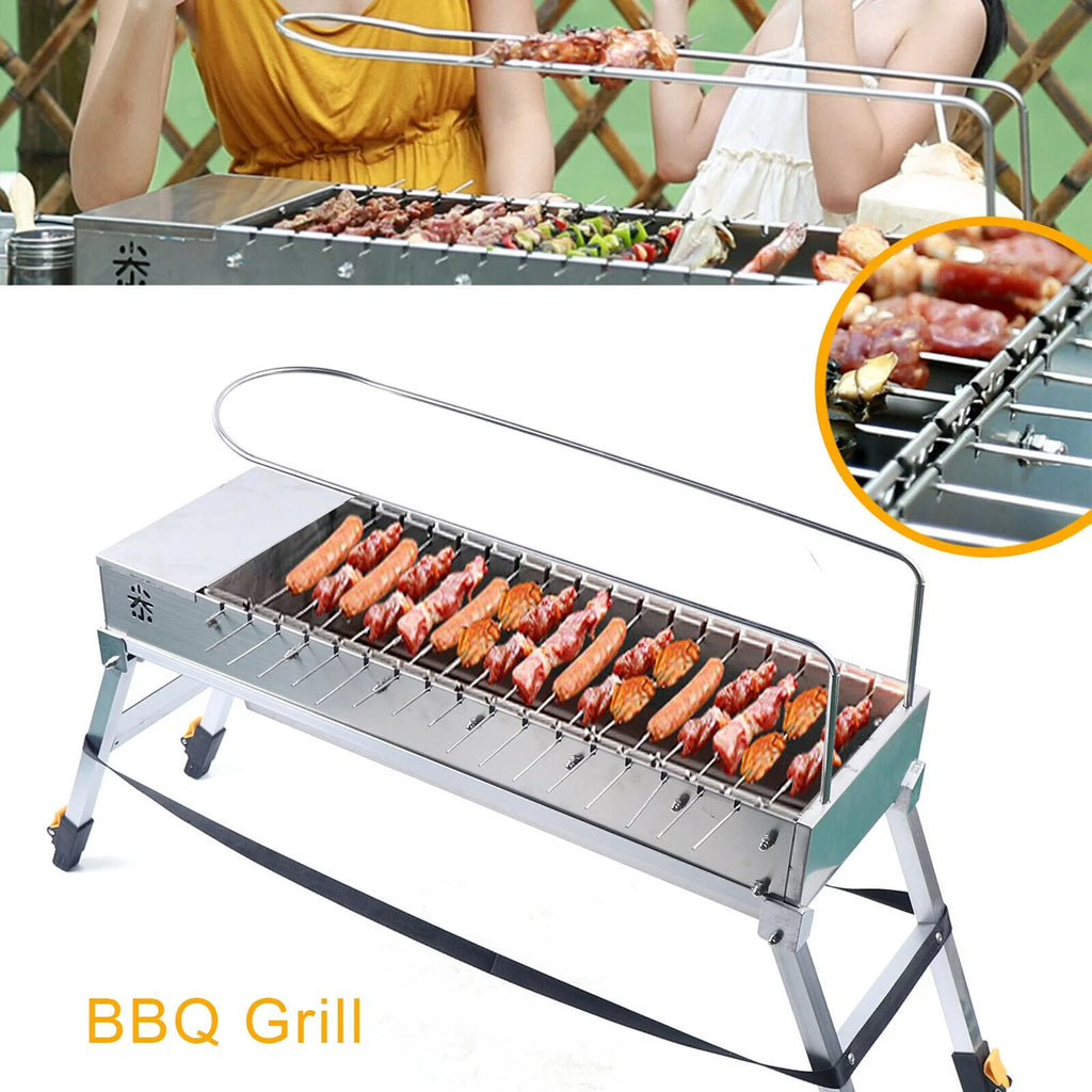 Automatic Flip Barbecue Stove Outdoor BBQ D282