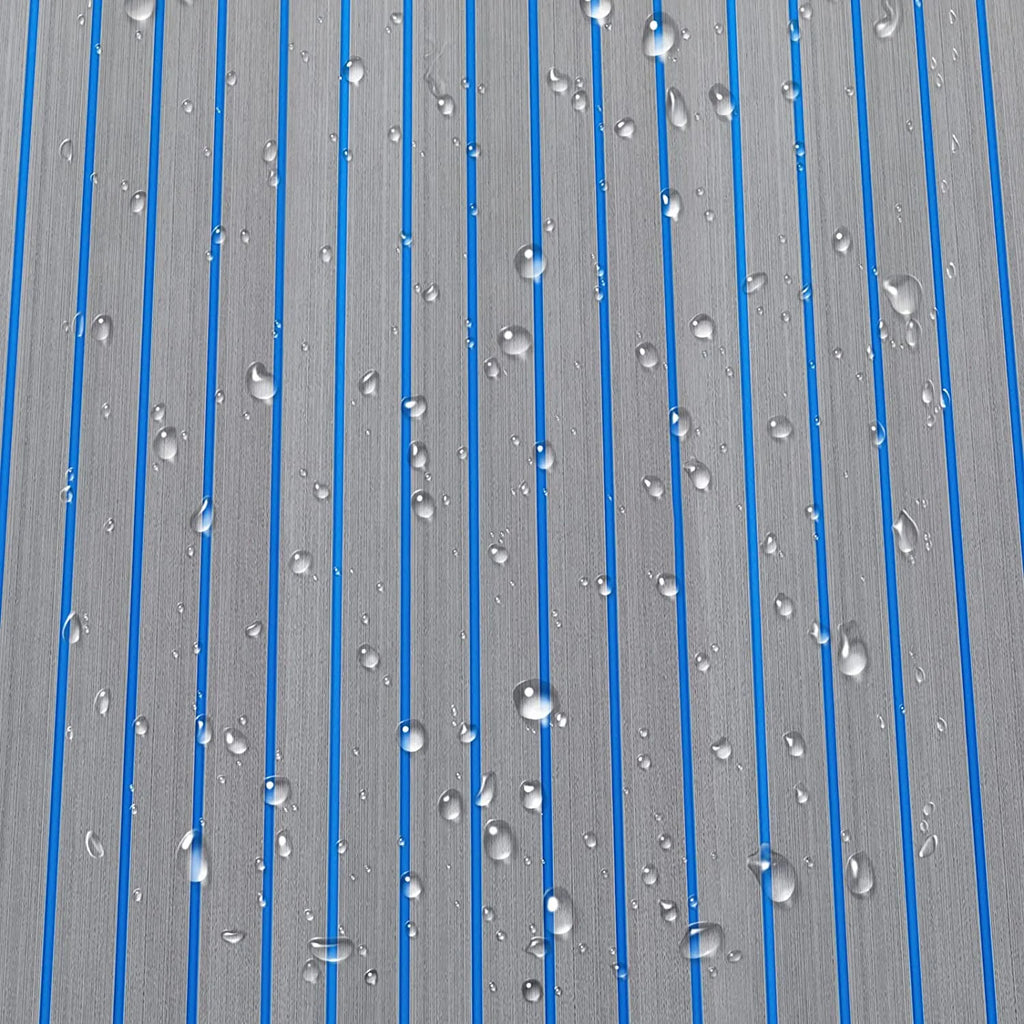 Marine Carpet Eva Foam Decking Sheet Faux Teak Non-Slip Self-Adhesive Pad E409
