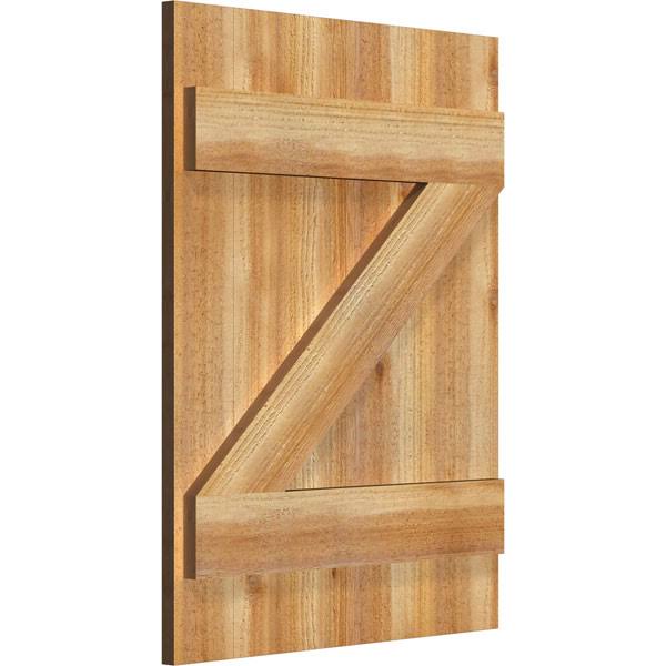 Rough Sawn Western Red Cedar Board-n-Batten Shutters L80300