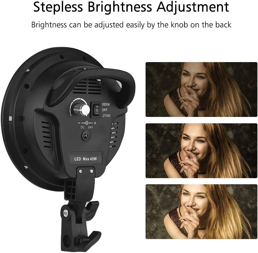 45W Bi-Color Dimmable LED Softbox Lighting Kit T372993