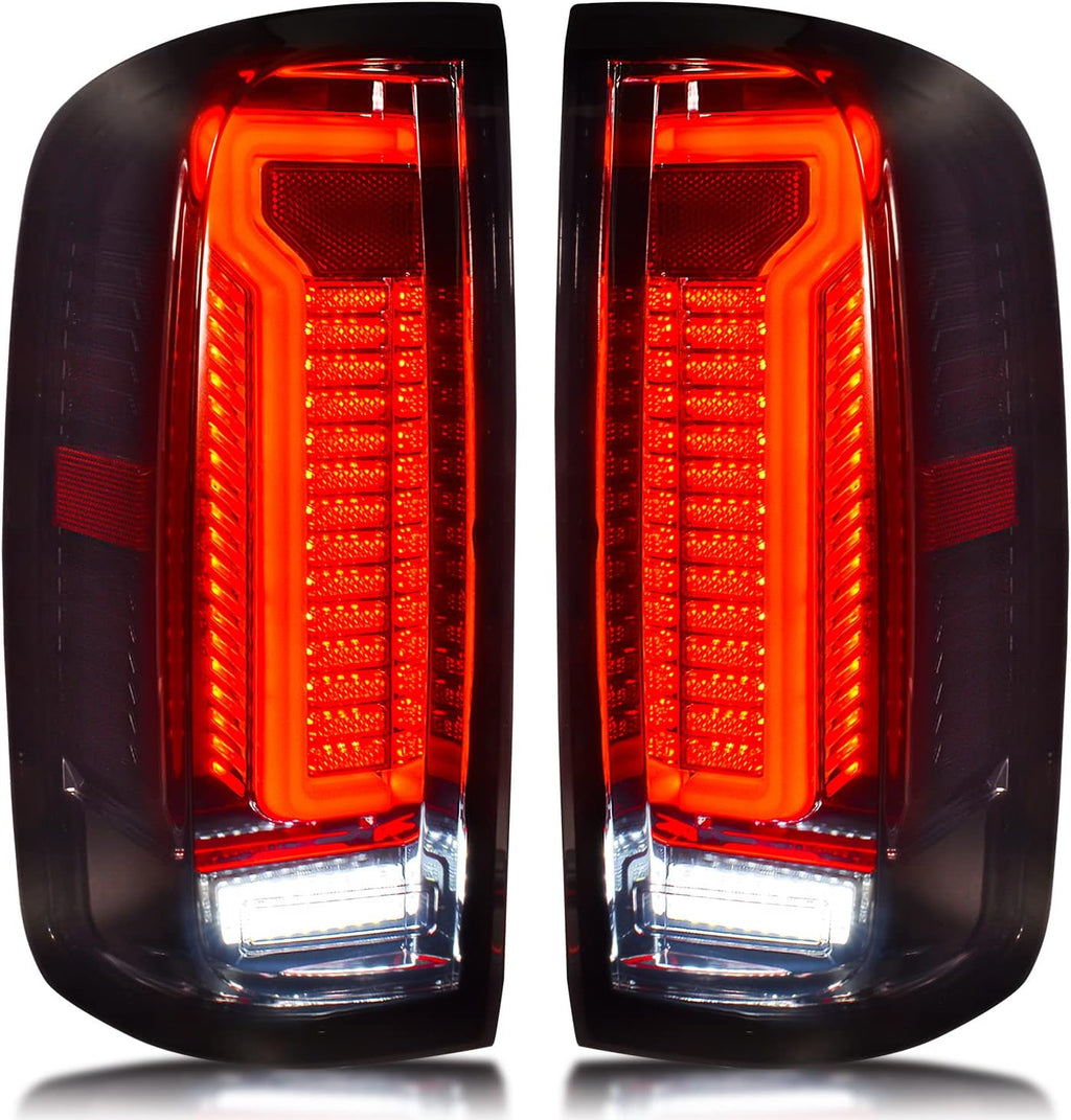 Smoked Lens LED Tail Lights Assembly S264