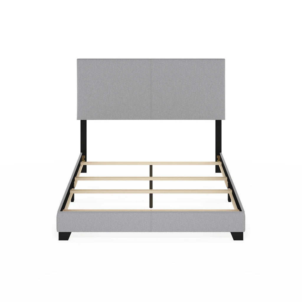 Black PU Leather Twin XL Upholstered Bed Frame G295537