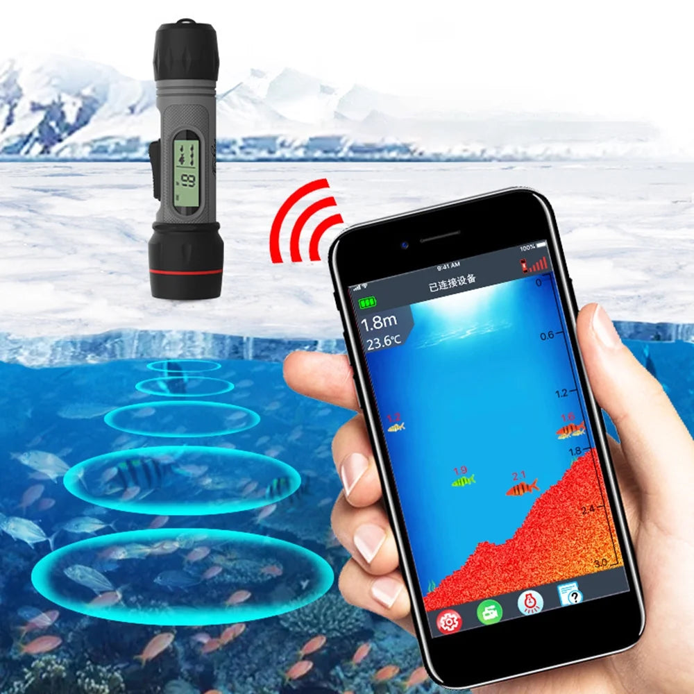 Handheld Wireless Waterproof Sonar Fish Finder F967