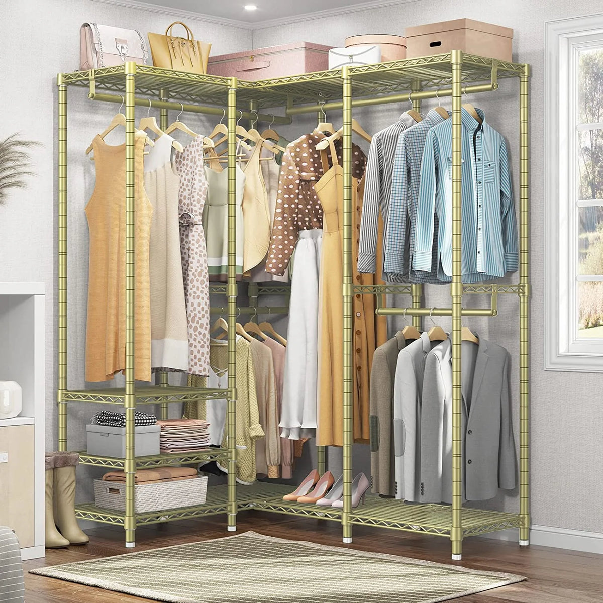 L Shape Garment Rack Z578568