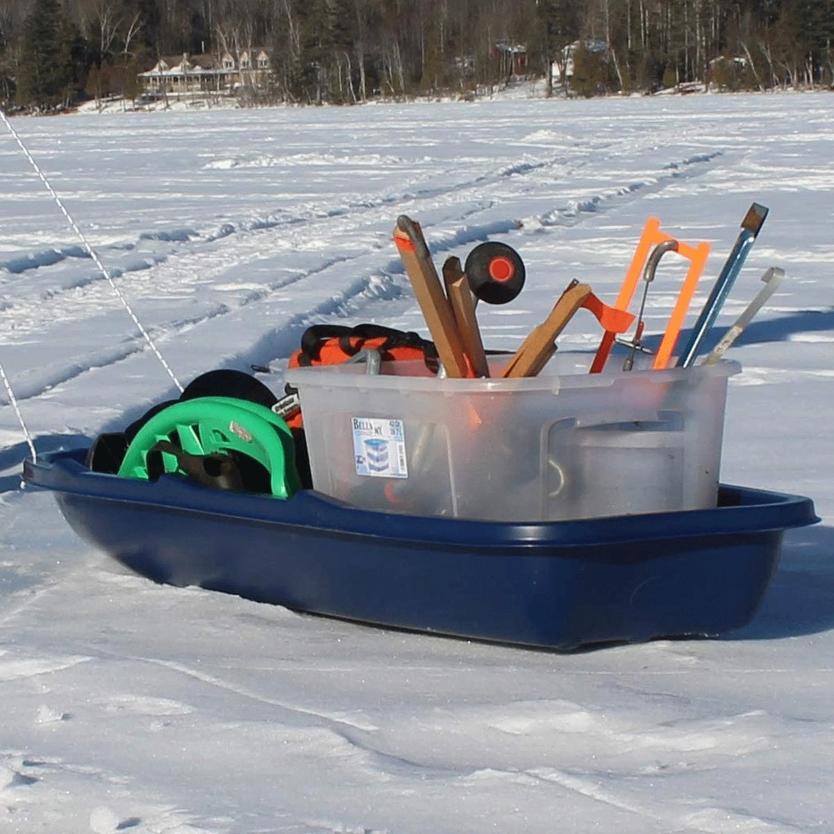 Winter Trek 66" Utility Snow Sled with Tow Rope K448