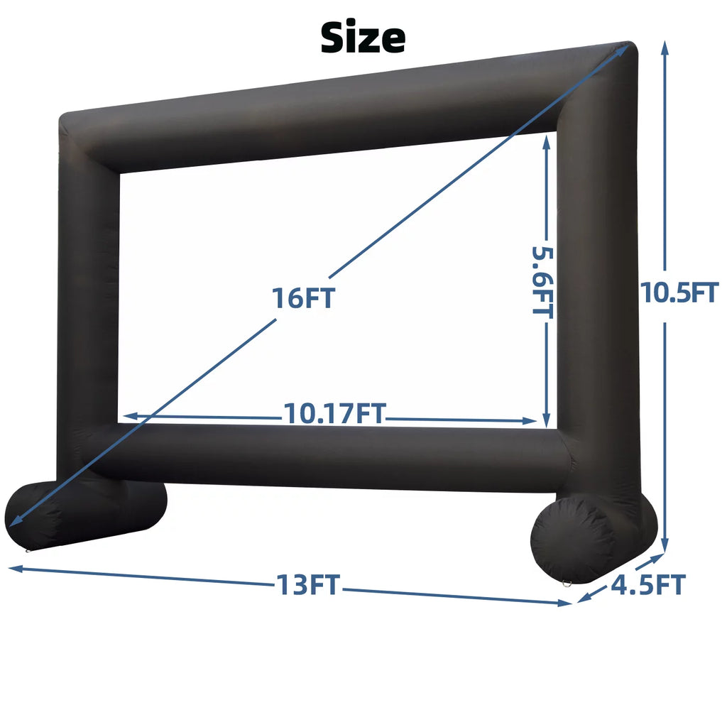 16ft Inflatable Outdoor Projector Screen N629