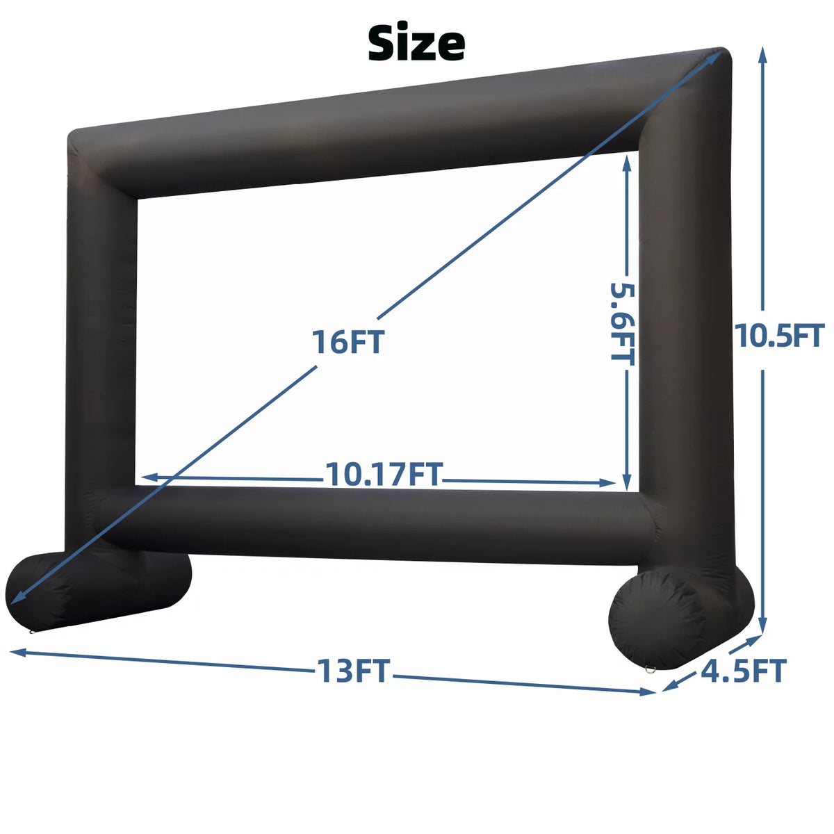 16ft Inflatable Outdoor Projector Screen N629