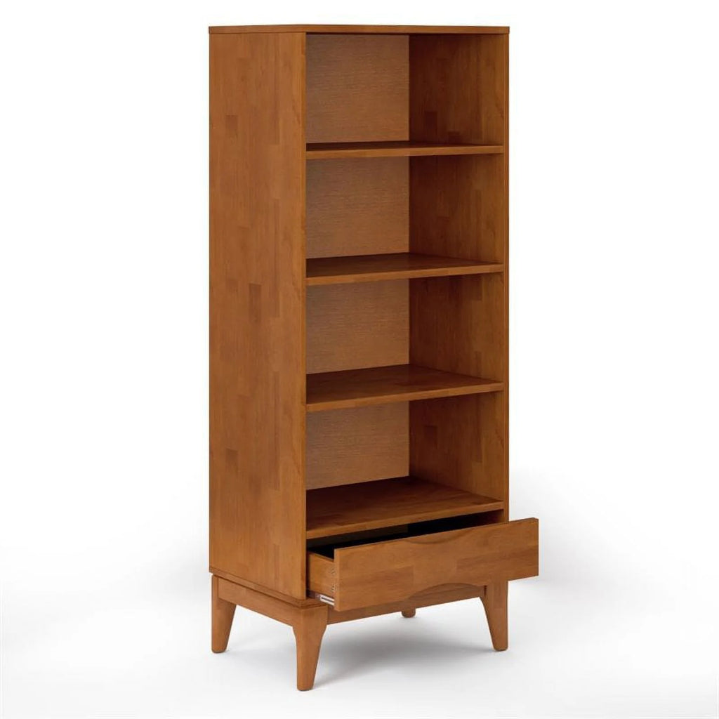 Teak Brown 60" x 24" Modern Bookcase Y8770