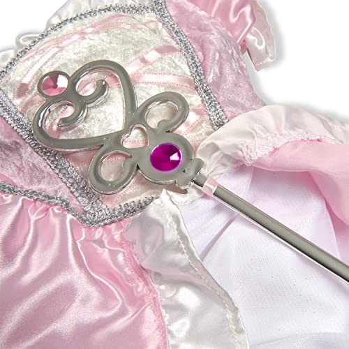 3 pcs Pink Gown Tiara Wand Costume Set H67608