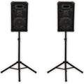 Passive Speakers Three Way Pair with Stands 1000 Watts U916