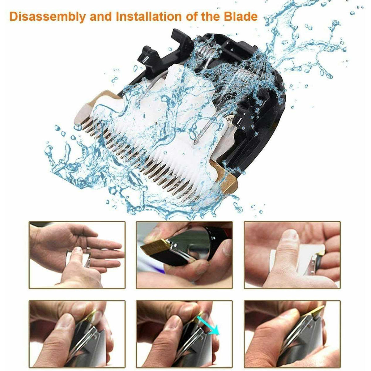 Dog Shaver Clippers Low Noise Rechargeable Cordless Electric Quiet Hair Clippers Set Q557895