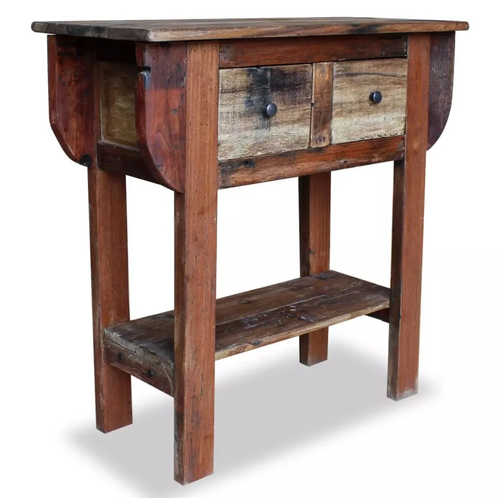 Solid Reclaimed Wood Console Table H64780