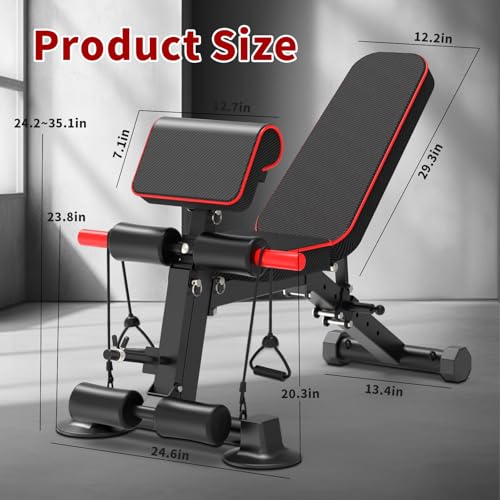 Adjustable Foldable Incline Decline Weight Bench Y604762