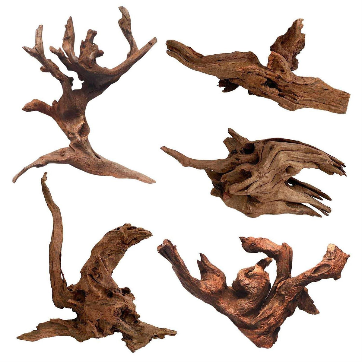 5Pcs Natural Aquarium Driftwood Branches N67366