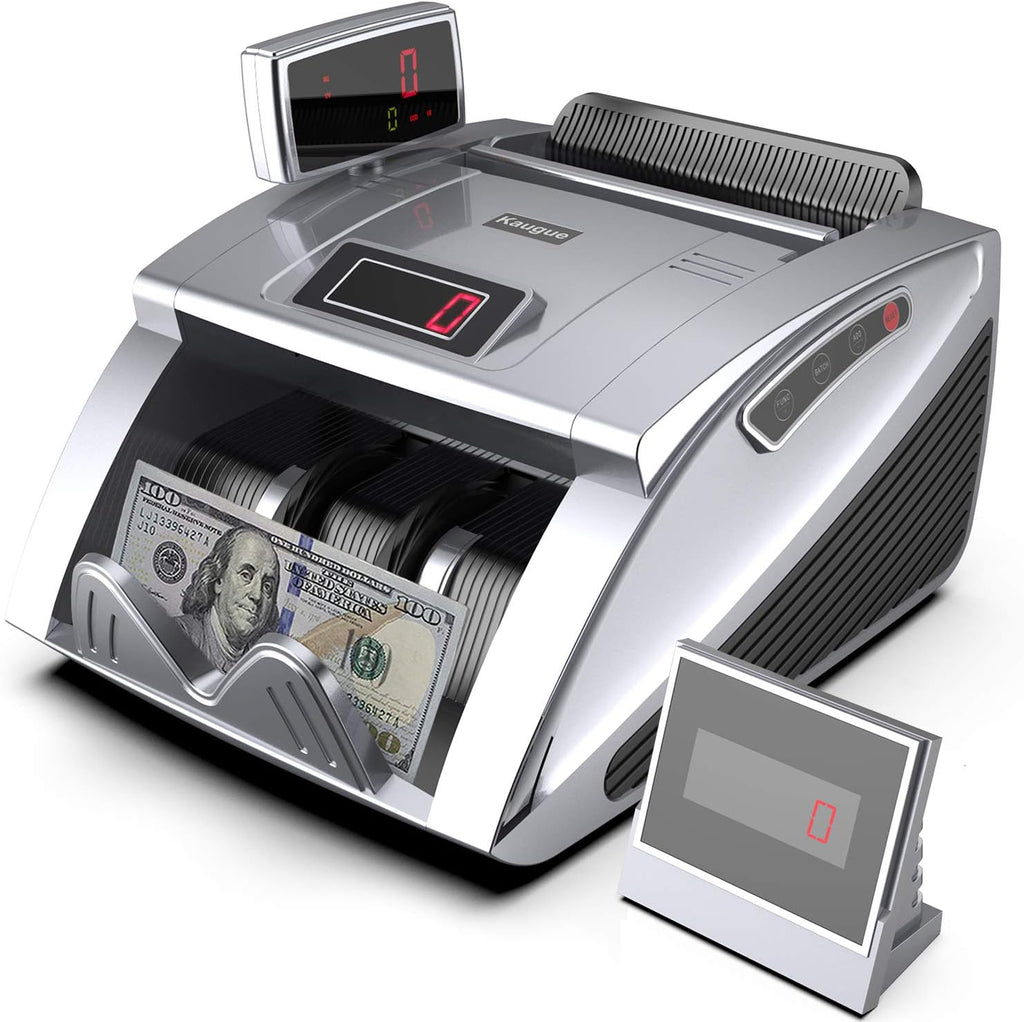 Money Counter Machine with UV/MG/IR/MT, 9 Modes, 1,200 Notes Per Minute I16871