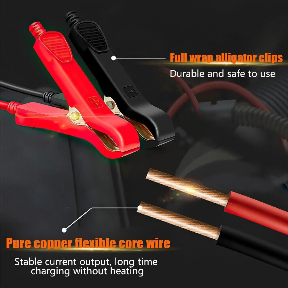 2 Pack 12V Automatic Battery Charger Maintainer V59286