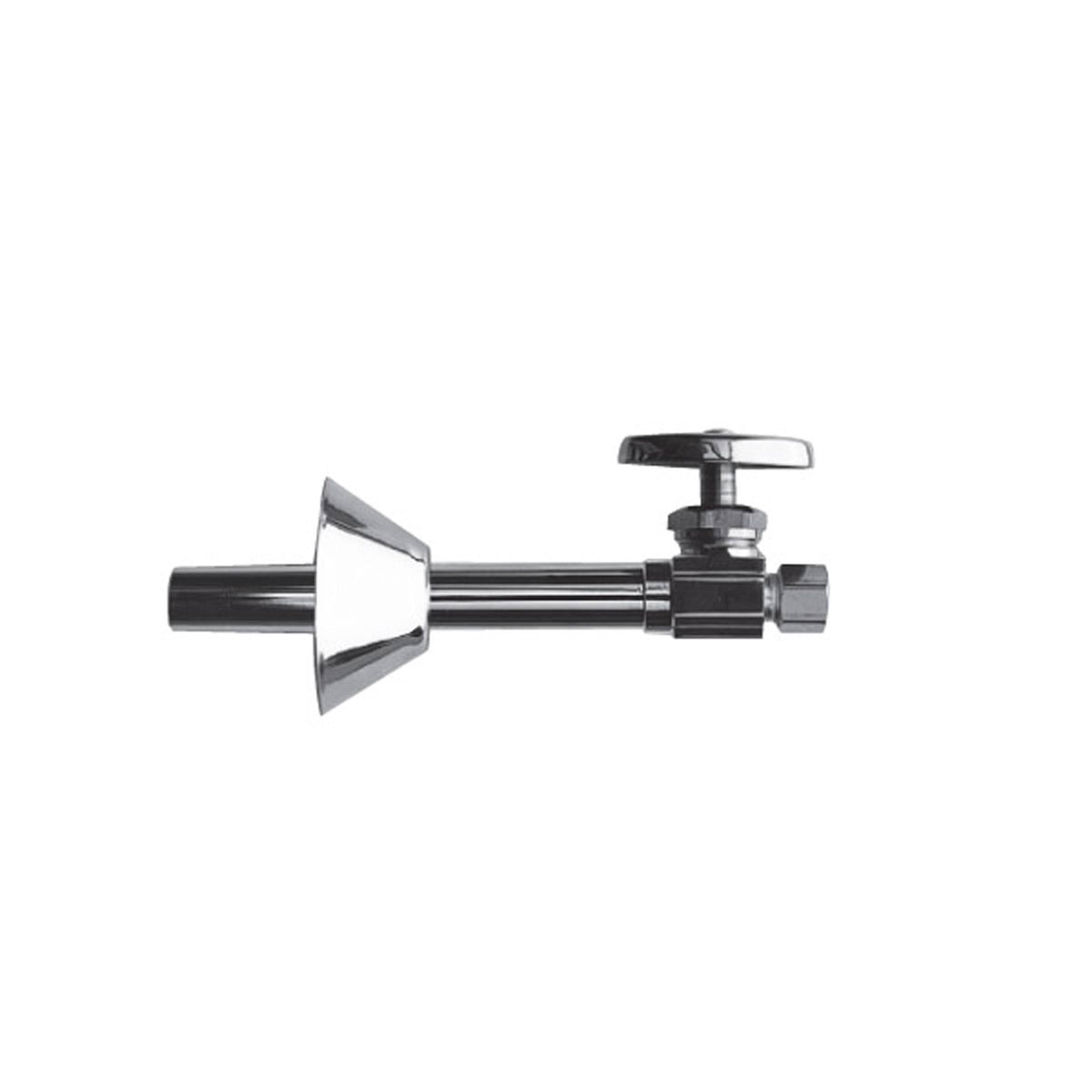 Straight Valve Kit, 1/2x22 Sweat Matte White A524