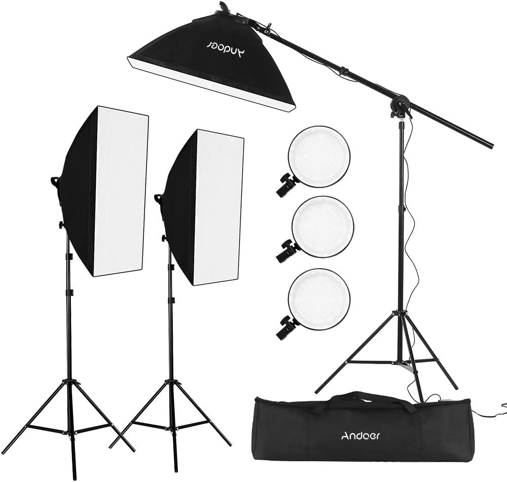 45W Bi-Color Dimmable LED Softbox Lighting Kit T372993