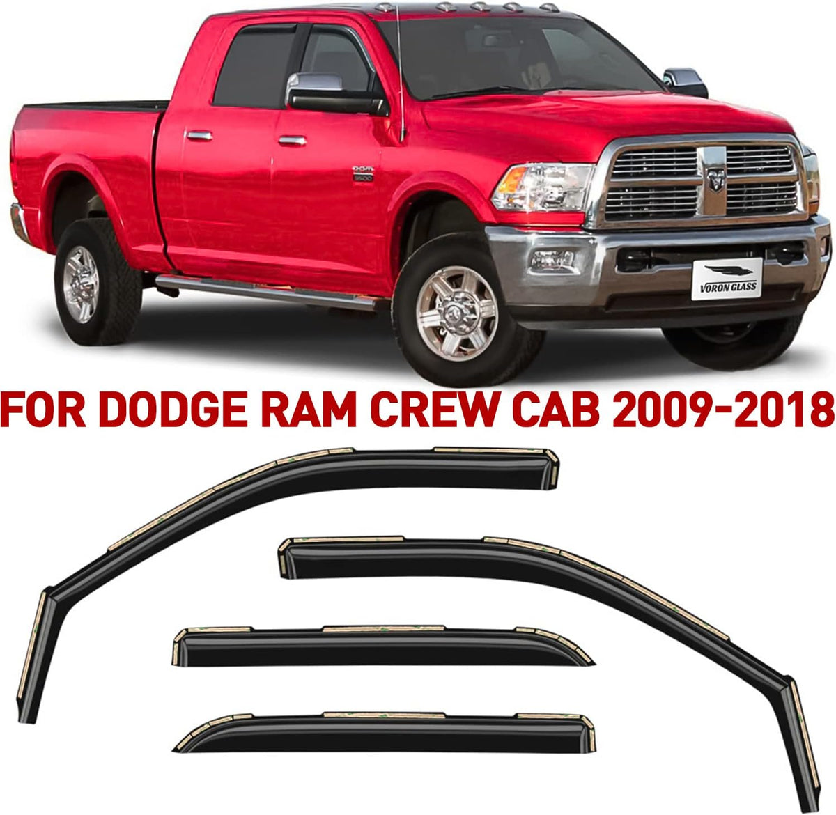 Window Deflectors 4 Pieces U7090