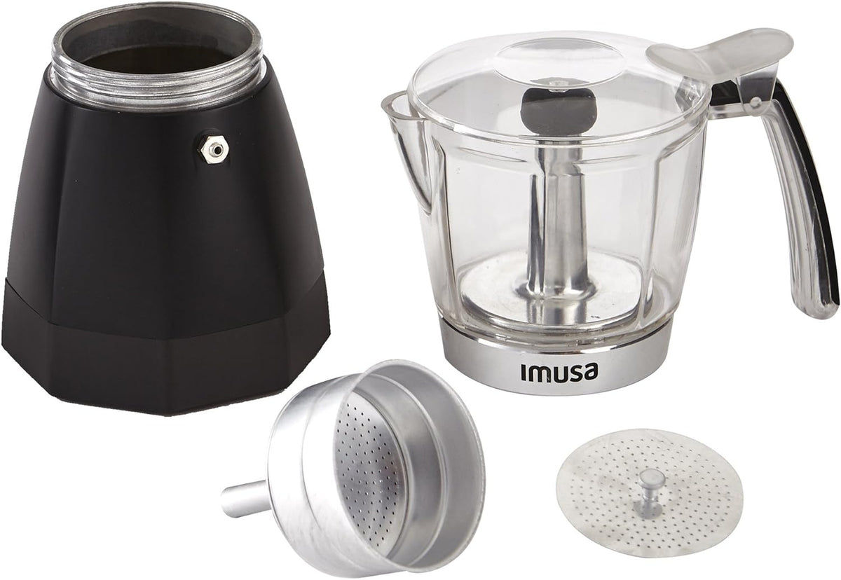 Black Espresso Maker P7779