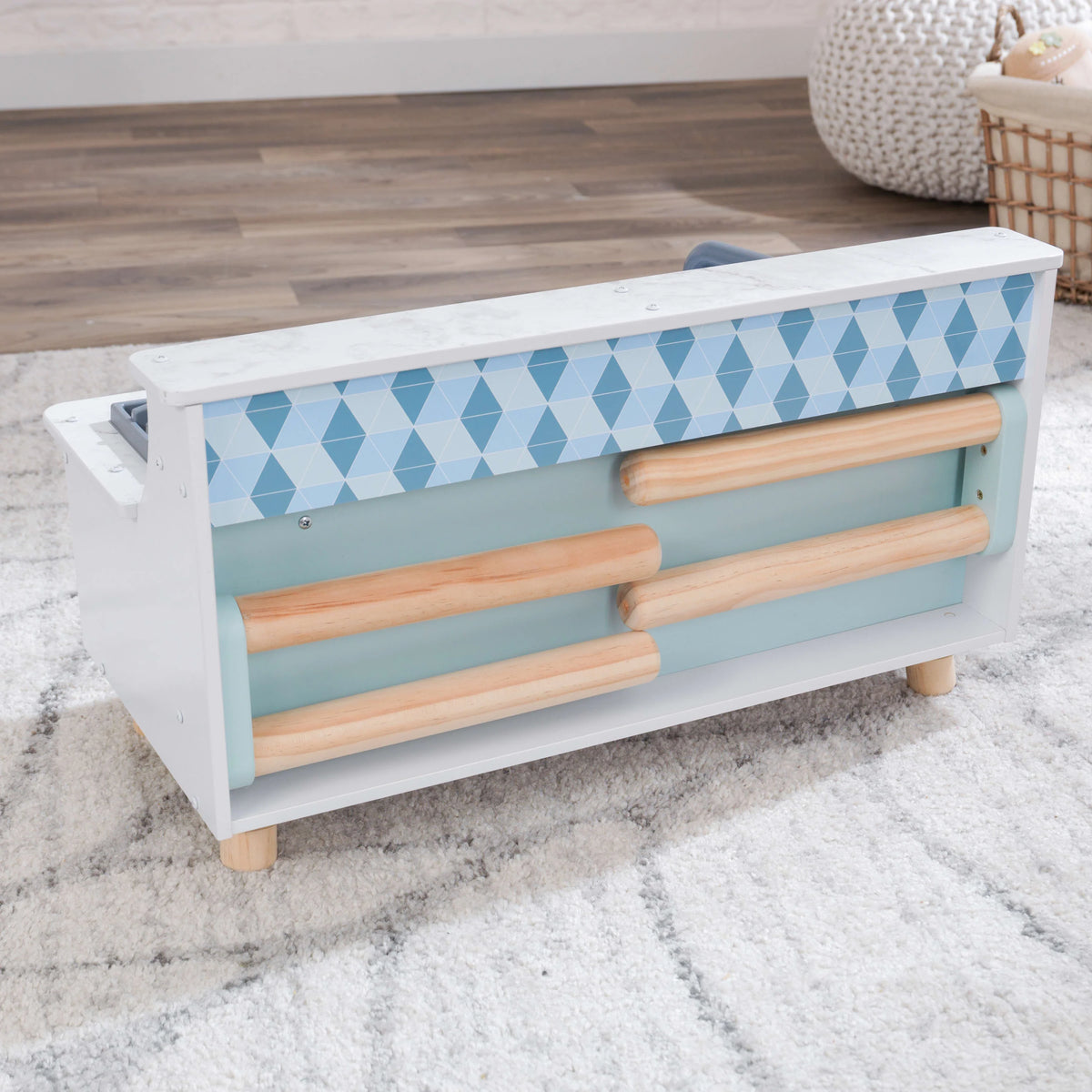 Wooden Tabletop Kitchen with Removable Legs Q12422