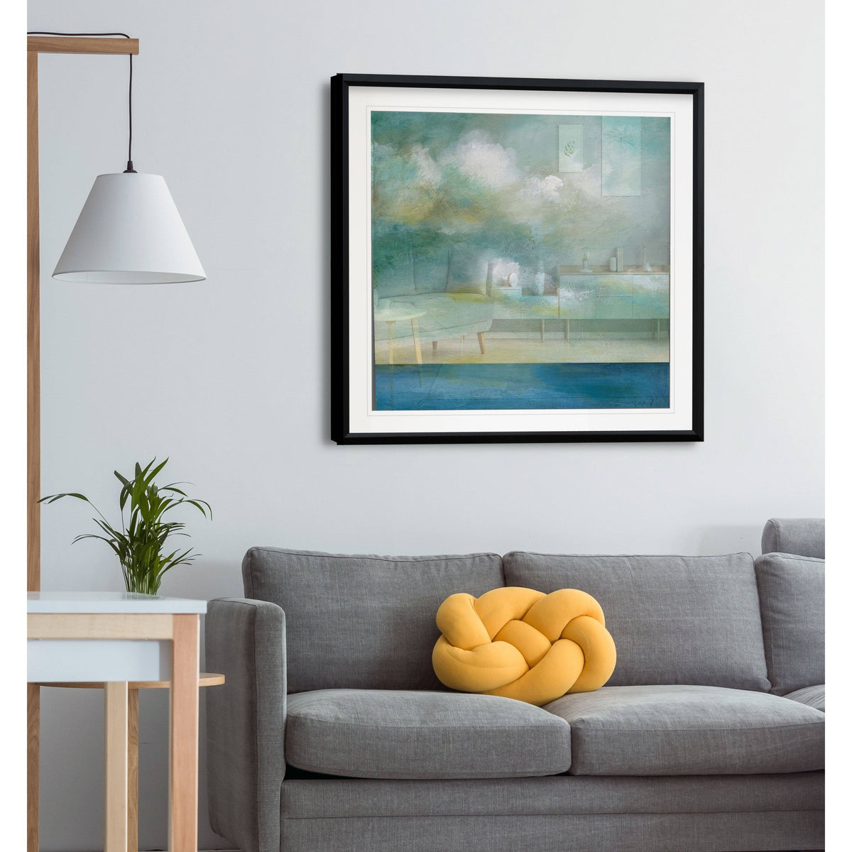 Framed Giclee Print 22X22 D2164