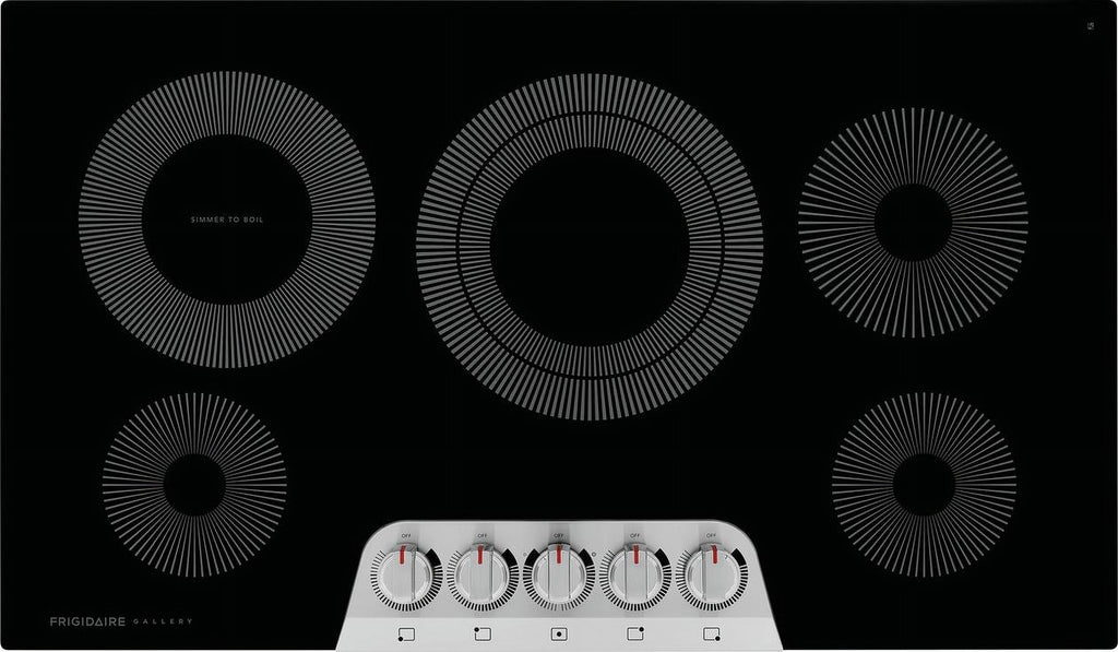 Black Stainless Steel Electric Cooktop P60625