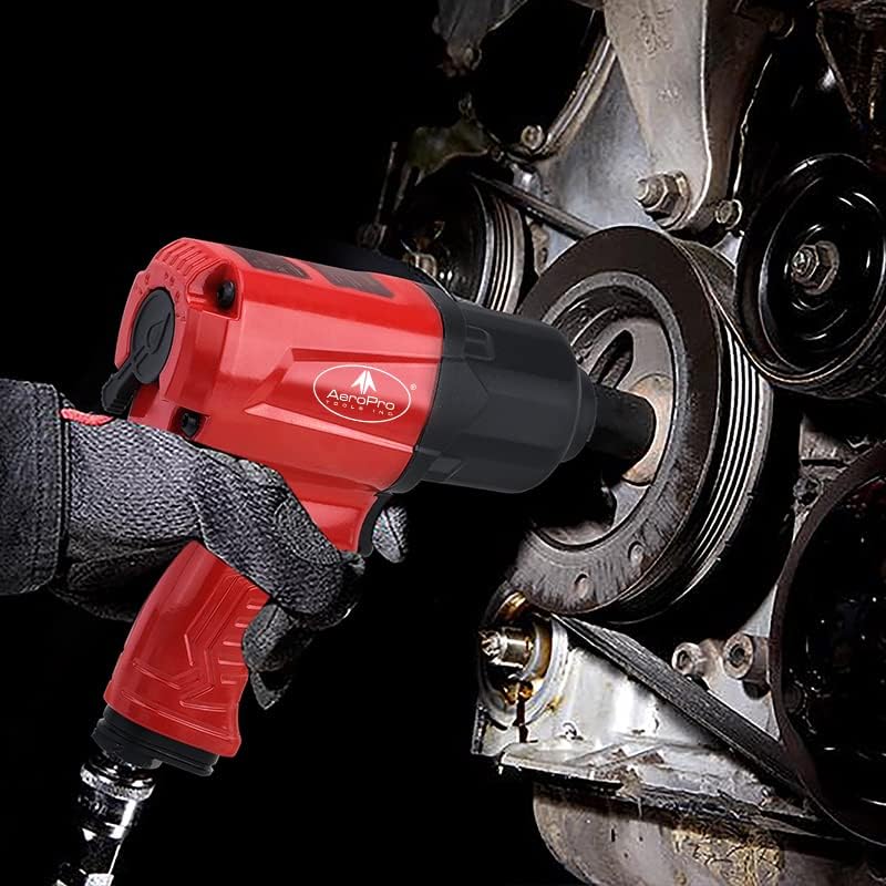 1/2-Inch Aluminum Air Impact Wrench Twin Hammer 1000FT-LB Pack of 2 U7225
