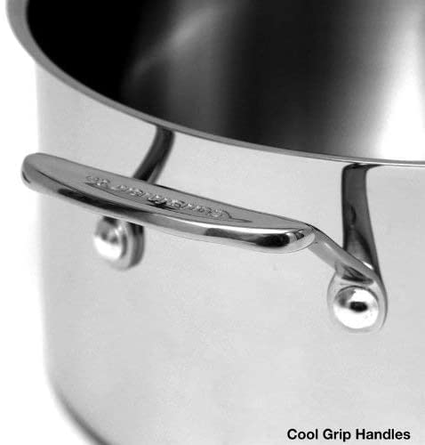 8-Quart Stainless Steel Stockpot with Cover X7947