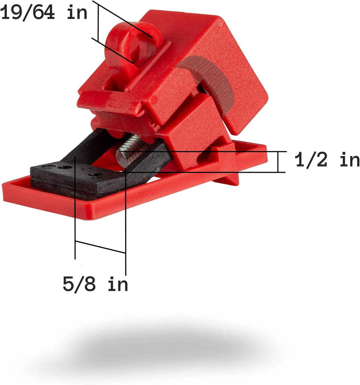 Breaker Lockout Tagout Kit with Red Safety Padlocks, Hasps, Tags X12069