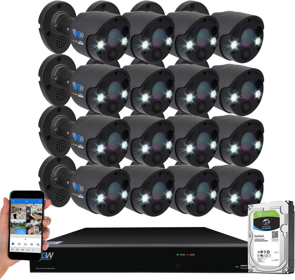 16 Channel 4K NVR Security Camera System with 16 x 5MP IP Camera T403