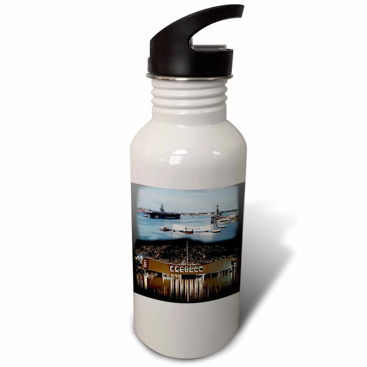Pearl Harbor 21 oz Sports Water Bottle I15832
